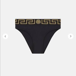 VERSACE GRECA BORDER BIKINI BOTTOM SIZE 1 XS, S
